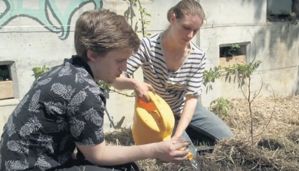 La paroisse de Saint-Imier propose un jardin partagé en permaculture. / © Bastien Boesiger