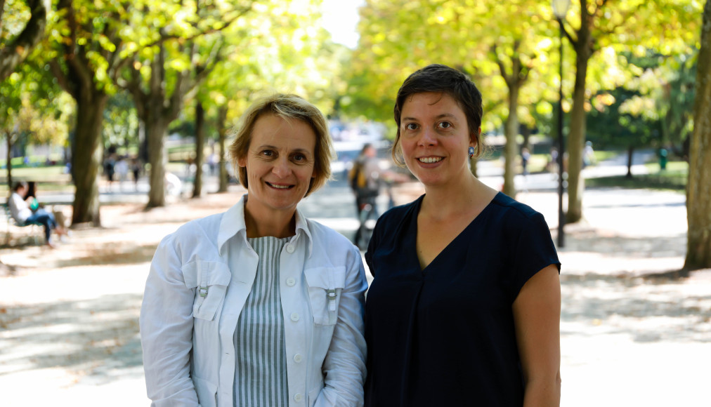 Lauriane Savoy (à droite) collabore avec Elisabeth Parmentier auprès de l'Université de Genève. Lauriane Savoy (à droite) collabore avec Elisabeth Parmentier auprès de l'Université de Genève. / DR-RZN TORBEY