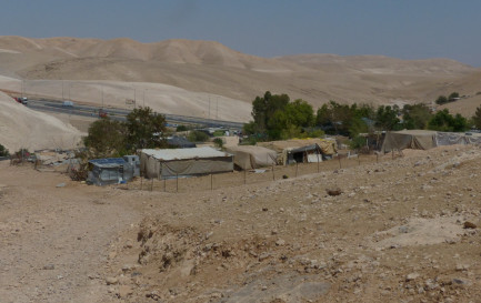 ©Aline Jacottet / Douze des communautés palestiniennes menacées d&#039;expulsion par Israël vivent dans la région de Khan al-Ahmar, en Cisjordanie.