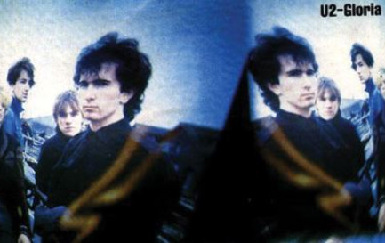 Extrait de la couverture du single &quot;Gloria&quot; de U2 / ©DR