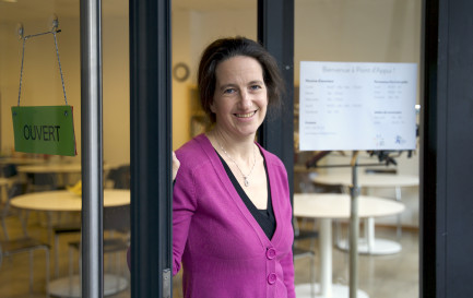 Diane Barraud est aumônière au Point d&#039;appui, structure créée en 2003. / © Max Idje