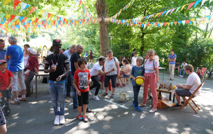 Durant la fête d’Action parrainage, il était possible de s’initier à différents jeux. / ©Action parrainage